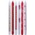 Kalenderkerze - rot/weiß - 22 mm - 6 x 4 Stk Kalenderkerze - rot/weiß - 22 mm - 6 x 4 Stk