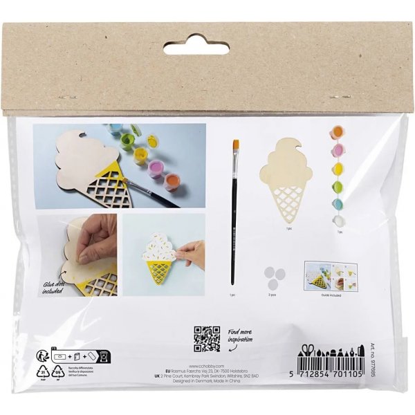 Mini-DIY-Kit Farbe, gemischte Farben, Glaskegel Mini-DIY-Kit Farbe, gemischte Farben, Glaskegel
