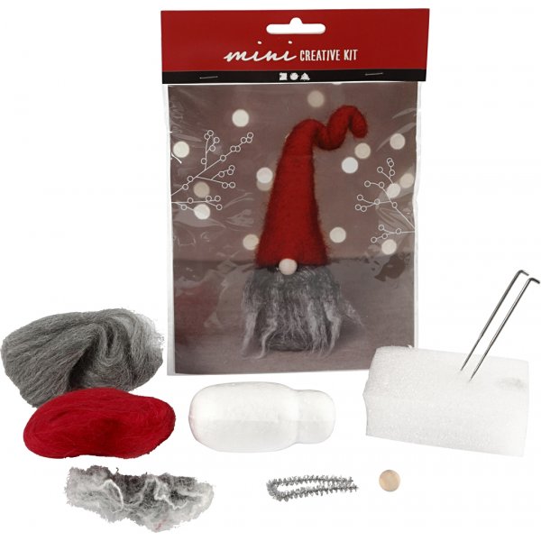 Mini-DIY-Kit - Elfe mit grauem Bart Mini-DIY-Kit - Elfe mit grauem Bart