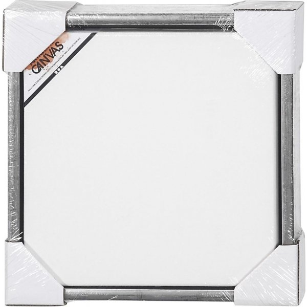 ArtistLine Leinwand mit Rahmen - Antiksilber/Weiß - 34 x 34 cm ArtistLine Leinwand mit Rahmen - Antiksilber/Weiß - 34 x 34 cm