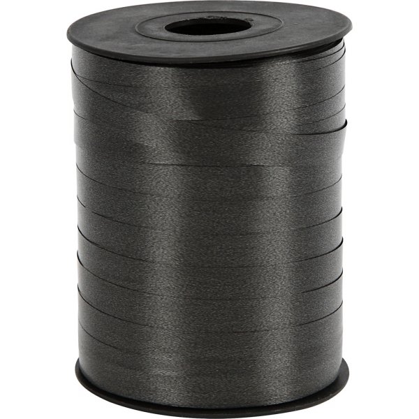 Geschenkkordel - Schwarz - glänzend - 250 m Geschenkkordel - Schwarz - glänzend - 250 m