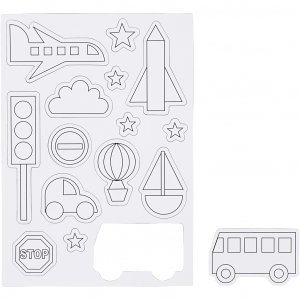 Magnetfiguren Transport 14,85 x 21 cm 1 Blatt Magnetfiguren Transport 14,85 x 21 cm 1 Blatt