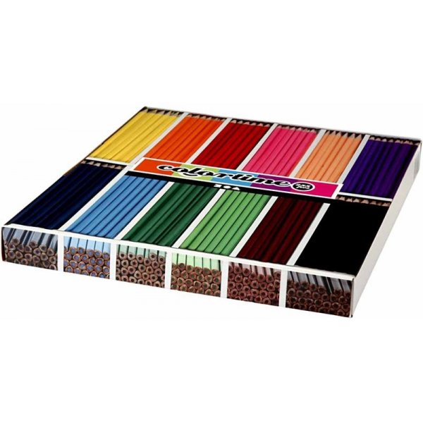 Colortime Buntstifte - gemischte Farben - 12 x 24 Stk Colortime Buntstifte - gemischte Farben - 12 x 24 Stk