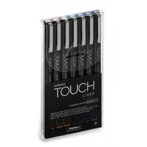 Touch Fineliner 0,1 mm - 7 Farben Touch Fineliner 0,1 mm - 7 Farben