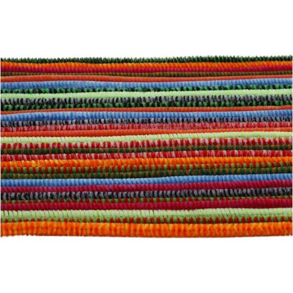 Pfeifenreiniger - 6 mm - gemischte Farben - gestreift - 30 Stk Pfeifenreiniger - 6 mm - gemischte Farben - gestreift - 30 Stk