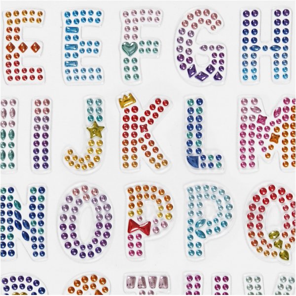 Diamantaufkleber - das Alphabet Diamantaufkleber - das Alphabet