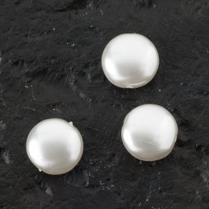 Glaswachsperlen 10 mm Weiß - 10 Stk Glaswachsperlen 10 mm Weiß - 10 Stk