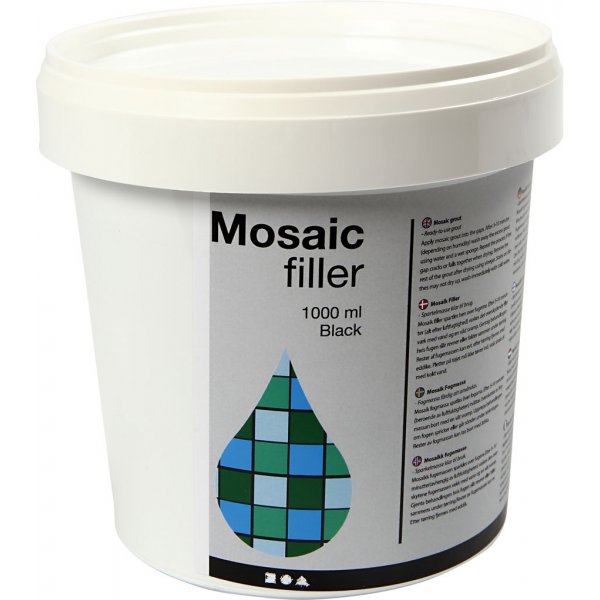 Mosaikmörtel - Schwarz - 1000 ml Mosaikmörtel - Schwarz - 1000 ml