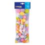Pompom Pastellfarben 100 Stk