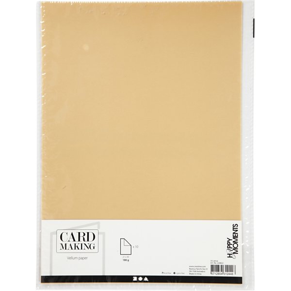 Pergamentpapier - natur - A4 - 10 Blatt Pergamentpapier - natur - A4 - 10 Blatt