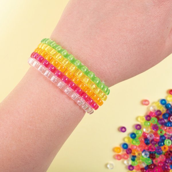 Kleine Kongoperlen transparent - 450 g Kleine Kongoperlen transparent - 450 g