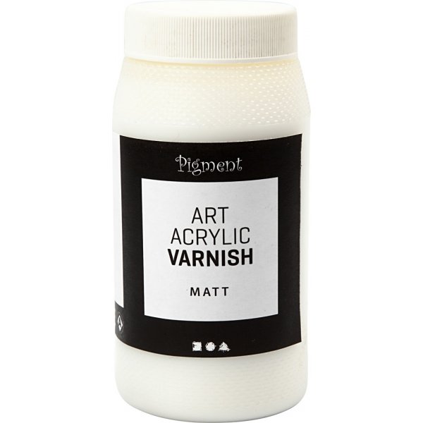Art Acrylic Schlussfirnis - matt transparent - weiß - 500 ml Art Acrylic Schlussfirnis - matt transparent - weiß - 500 ml