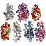 Strasssteine in Box - Blau - Rosa - Silber - Rund - Sterne - Herzen - 6+7+9+10+11+12+14+16 mm - 300 Stk