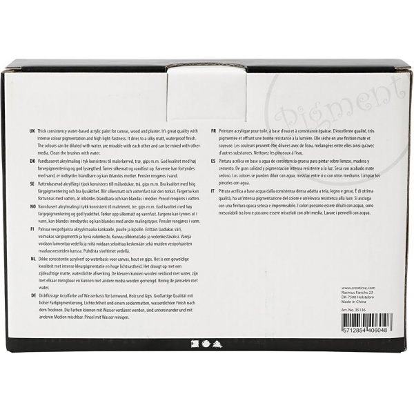 Pigment Art Acryl - Mischfarben - Naturfarben - seidenmatt - 5 x 75 ml Pigment Art Acryl - Mischfarben - Naturfarben - seidenmatt - 5 x 75 ml