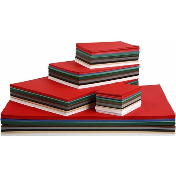 Weihnachtskarton - gemischte Farben - A2, A3, A4, A5, A6 - 900 Blatt Weihnachtskarton - gemischte Farben - A2, A3, A4, A5, A6 - 900 Blatt