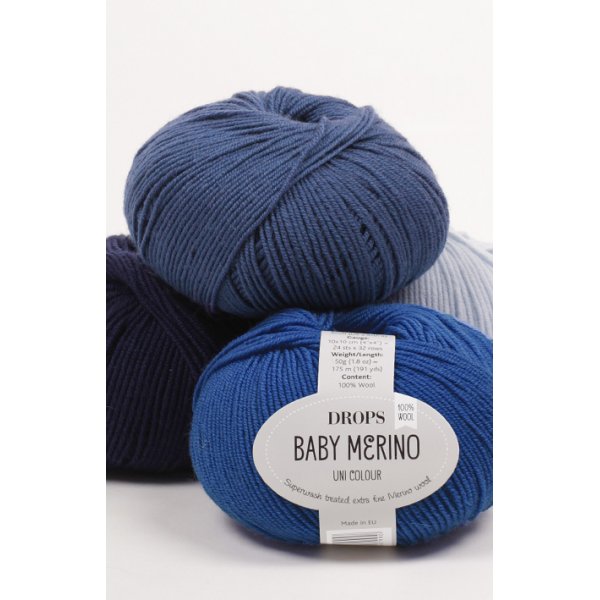 Drops Baby Merino-Garn - 50 g (ca. 40 verschiedene Farben zur Auswahl) Drops Baby Merino-Garn - 50 g (ca. 40 verschiedene Farben zur Auswahl)