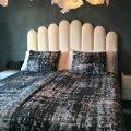 Kundenbild Polyestersamt 150 cm - gebrochenes Weiß
