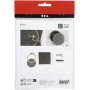 Mini DIY Kit Stickerei - Grau - Schneeflocke