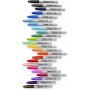Faserstift-Set Sharpie - 80's Glam Permanent Markers - 24er-Pack unsortierte Farben