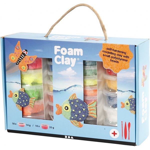 Foam Clay Geschenkbox - gemischte Farben