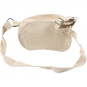 Schultertasche aus Canvas, hell, 18 cm verstellbarer Riemen Schultertasche aus Canvas, hell, 18 cm verstellbarer Riemen