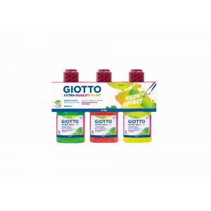 Fluoreszierende Farbe Giotto - 3x250 ml Fluoreszierende Farbe Giotto - 3x250 ml