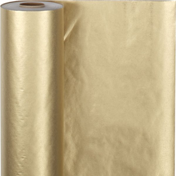 Geschenkpapier - Gold - 100 m Geschenkpapier - Gold - 100 m