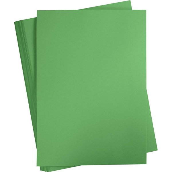 Farbiger Karton - grasgrn - A2 - 180 g - 100 Blatt