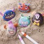DIY Kit Steindekoration, gemischte Farben, Monster