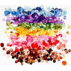 Harmony facettierte Kunststoffperlen - gemischt - gemischte Farben - 7 x 250 g Harmony facettierte Kunststoffperlen - gemischt - gemischte Farben - 7 x 250 g