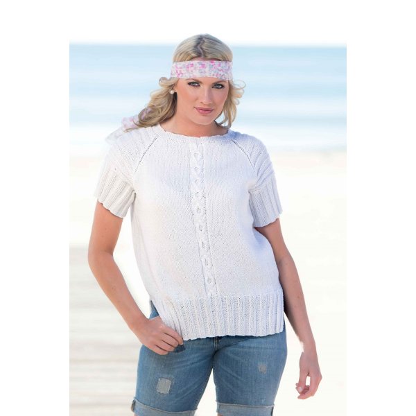 Strickanleitung - Oberteil mit Raglan (1407-8)