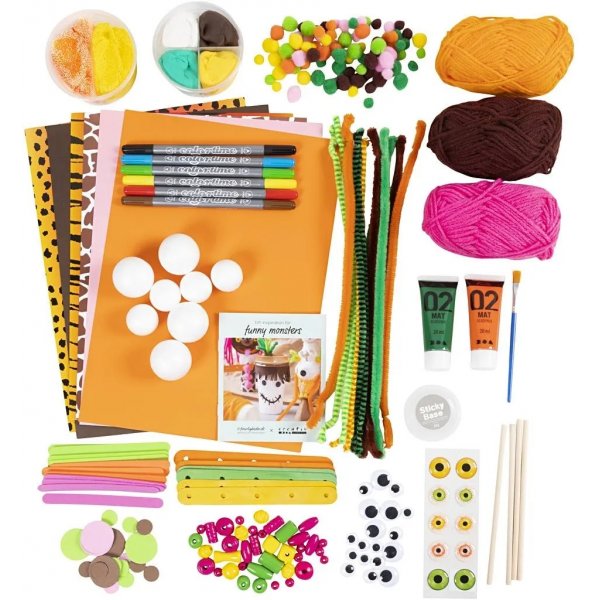 Maxi DIY Mix Lustige Monster, gemischte Farben Maxi DIY Mix Lustige Monster, gemischte Farben