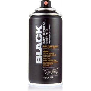 Sprühfarbe Montana Black 150ml Sprühfarbe Montana Black 150ml