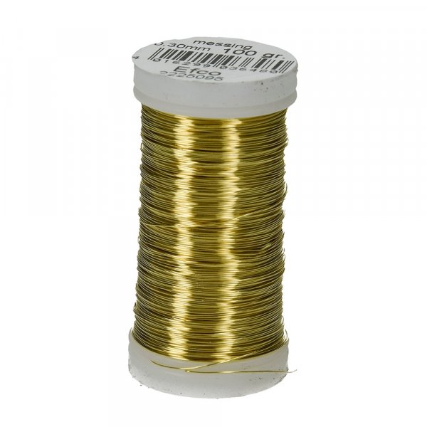 Messingdraht 0,30 mm - 100 g = 150 m