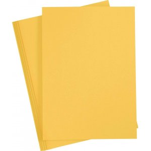 Farbiger Karton - Sonnengelb - A4 - 180 g - 20 Blatt Farbiger Karton - Sonnengelb - A4 - 180 g - 20 Blatt