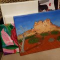 Kundenbild Gespannte Leinwand Baumwolle/Polyester 280 g - F4 - 24 x 33 cm