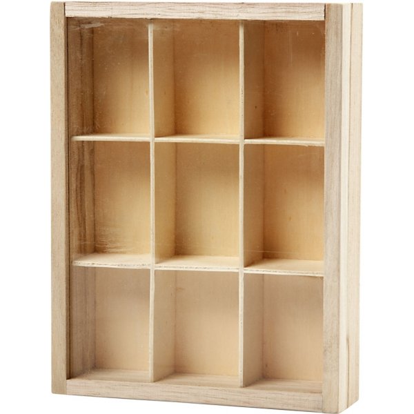 Box mit Fächern und Schutzdeckel Box mit Fächern und Schutzdeckel