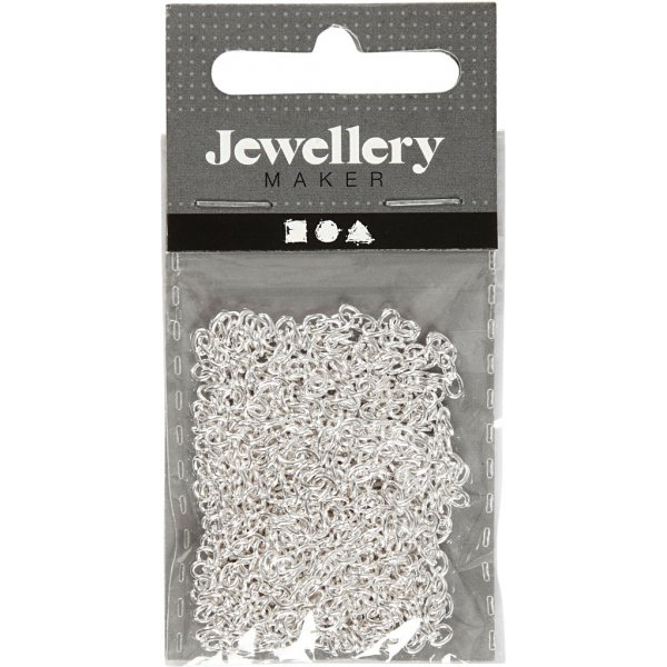 Kette - versilbert - 2 m Kette - versilbert - 2 m