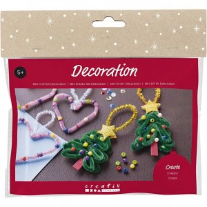 Mini-DIY-Kit - Weihnachtsherzen & Weihnachtsbäume Mini-DIY-Kit - Weihnachtsherzen & Weihnachtsbäume