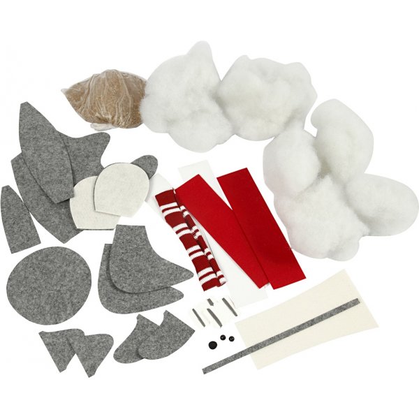 Bastelset - Weihnachtsmaus