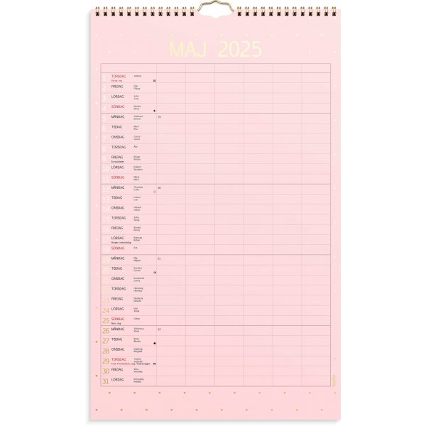 Familienkalender 24/25 - Farbe Familienkalender 24/25 - Farbe