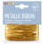 Metallband 3 mm - Gold und Silber Metallband 3 mm - Gold und Silber