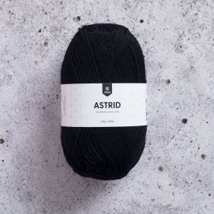Astrid 50g - Schwarz Astrid 50g - Schwarz
