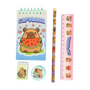 Schreibset Capybara - 5-teilig Schreibset Capybara - 5-teilig