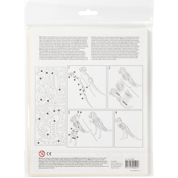 3D-Konstruktionsfigur - Dinosaurier 3D-Konstruktionsfigur - Dinosaurier