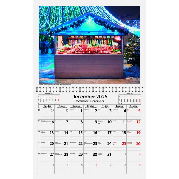 Wandkalender - Schweden - Almanacksförlaget Wandkalender - Schweden - Almanacksförlaget