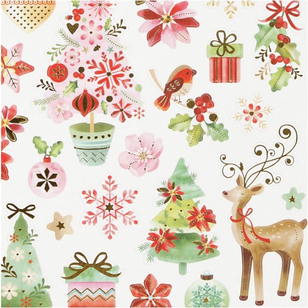 Aufkleber - romantische Weihnachten Aufkleber - romantische Weihnachten