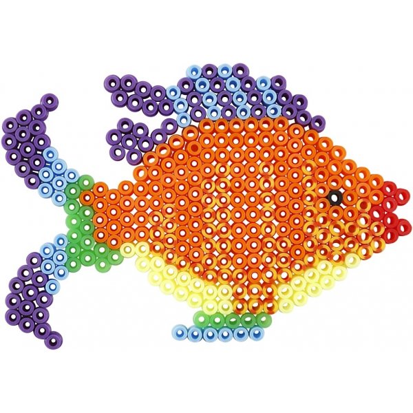 Perlenteller - Ente - Elefant - Giraffe - Bär - Pferd und Fisch - 6 Stk Perlenteller - Ente - Elefant - Giraffe - Bär - Pferd und Fisch - 6 Stk