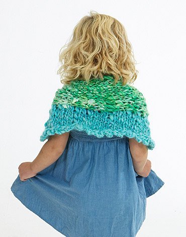 Strickanleitung - Gestrickter Poncho und Mütze Strickanleitung - Gestrickter Poncho und Mütze