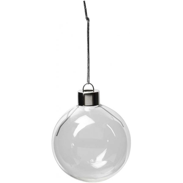 Glaskugeln - transparent - 8 Stk Glaskugeln - transparent - 8 Stk